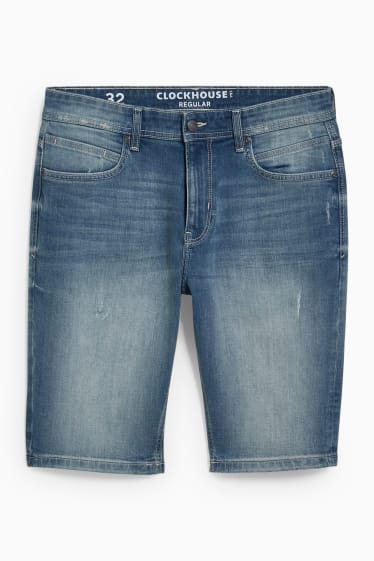 Herren - CLOCKHOUSE - Jeans-Bermudas - jeansblau