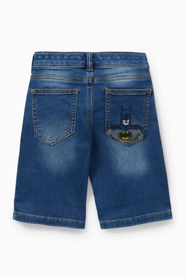 Children - Batman - denim shorts - blue denim