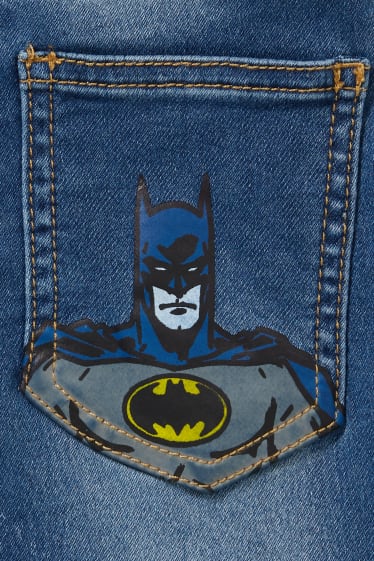 Copii - Batman - pantaloni scurți de blugi - denim-albastru