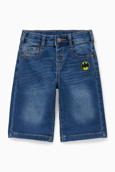 Children - Batman - denim shorts - blue denim