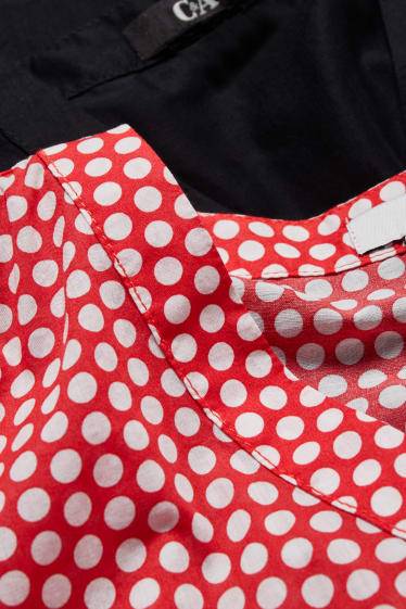 Women - Multipack of 2 - blouse - red / black