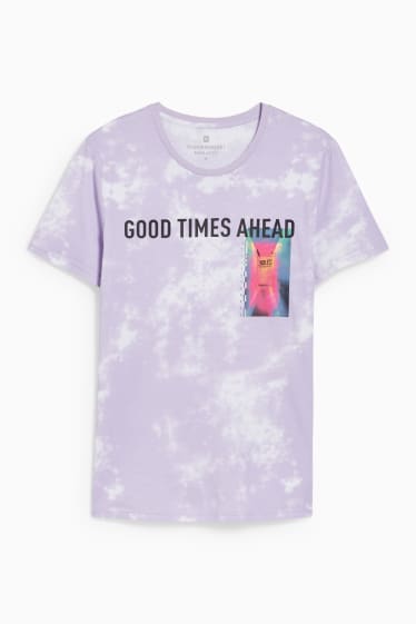 Hommes - CLOCKHOUSE - T-shirt - violet clair