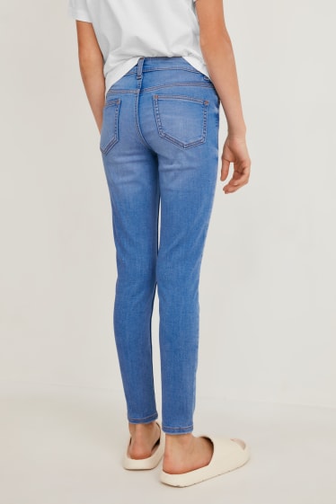 Kinderen - Super skinny jeans - jeansblauw