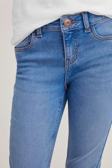 Kinderen: meisjes - Super skinny jeans - jeansblauw