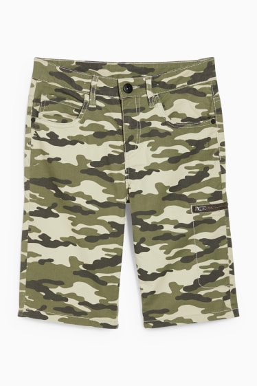 Kinder Jungen - Cargoshorts - camouflage