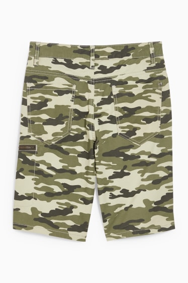 Bambini - Shorts cargo - militare