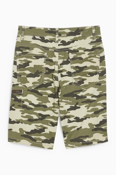 Niños - Shorts cargo - camuflaje