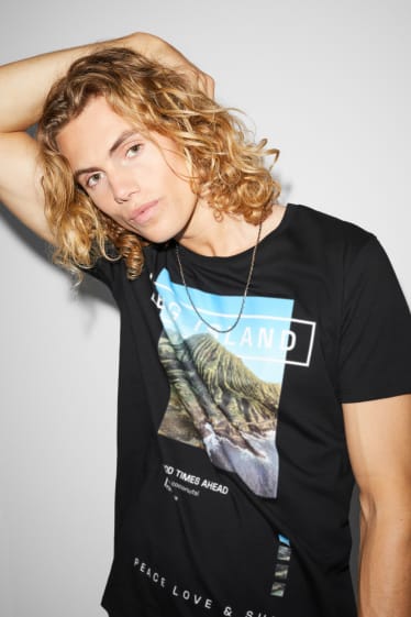 Hommes - CLOCKHOUSE - T-shirt - noir