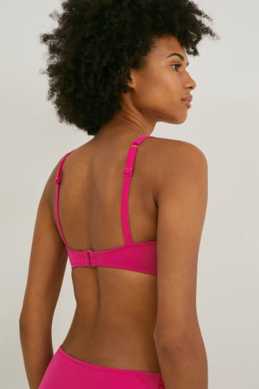 Femmes - Haut de bikini - ampliforme - rose foncé