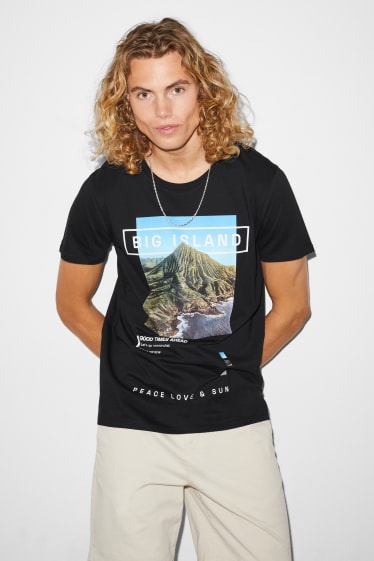 Hommes - CLOCKHOUSE - T-shirt - noir