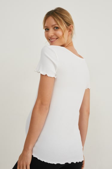 Donna - T-shirt premaman - bianco