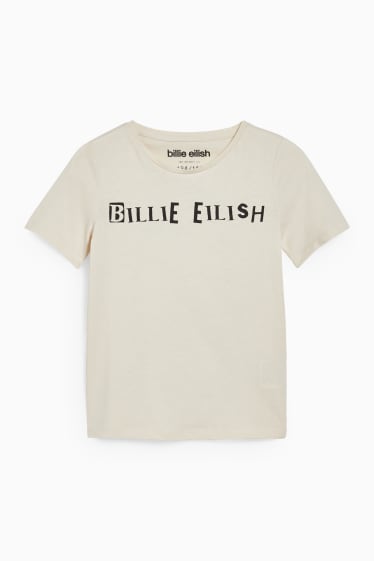 Kinderen - Billie Eilish - T-shirt - beige