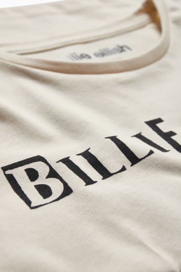 Kinderen - Billie Eilish - T-shirt - beige