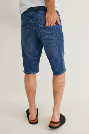 Herren - Jeans-Bermudas - Flex Jog Denim - LYCRA® - jeansblau