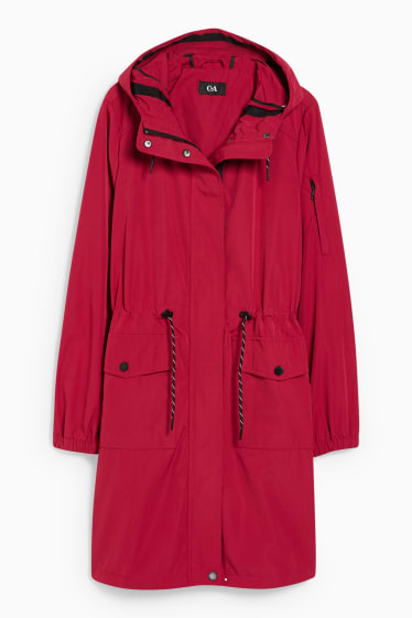 Femmes - Parka à capuche - rose