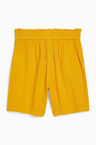 Mujer - Shorts - high waist - naranja