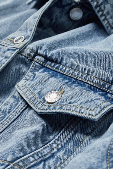 Tieners & jongvolwassenen - CLOCKHOUSE - spijkerjasje - jeanslichtblauw