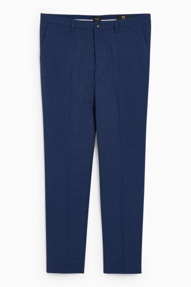 Hommes - Pantalon de costume - coupe slim - Flex - LYCRA® - bleu foncé