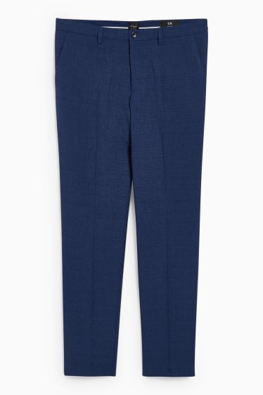 Uomo - Pantaloni coordinabili - slim fit - Flex - LYCRA® - blu scuro