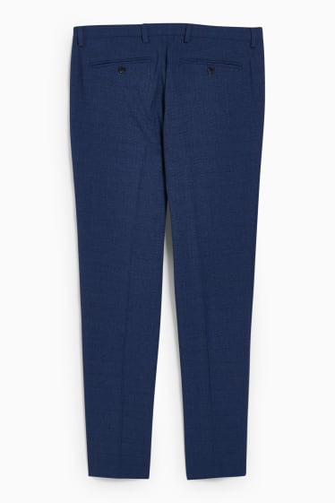 Hommes - Pantalon de costume - coupe slim - Flex - LYCRA® - bleu foncé