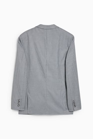 Hommes - Veste de costume - slim fit - LYCRA® - à carreaux - gris chiné