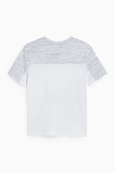 Kinder Jungen - Kurzarmshirt - weiß