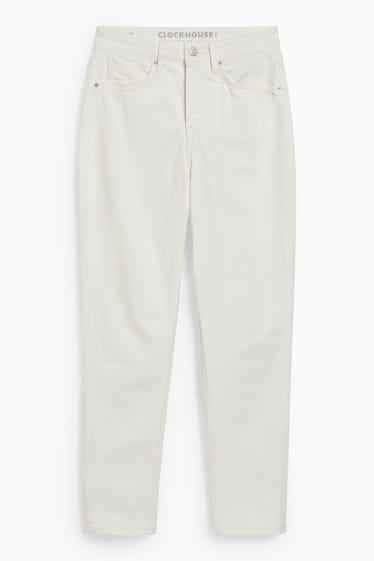 Teens & young adults - CLOCKHOUSE - tapered jeans - high waist - white