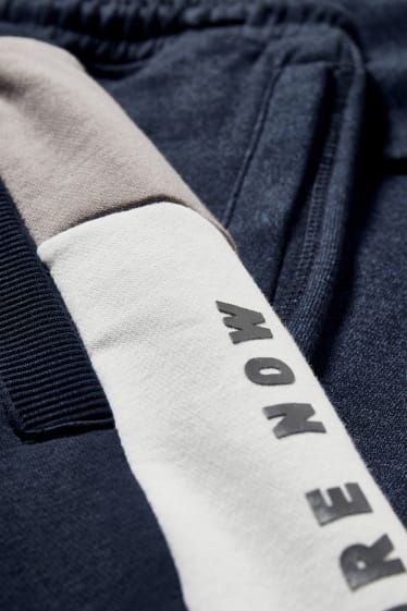 Enfants garçons - Lot de 2 - pantalon de jogging - bleu foncé