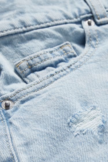 Donna - CLOCKHOUSE - shorts di jeans - vita alta - jeans azzurro