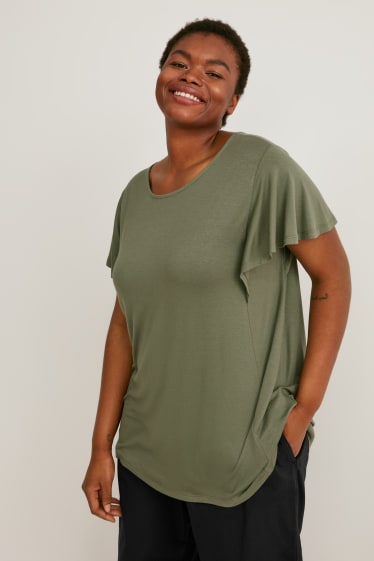 Women - T-shirt - dark green