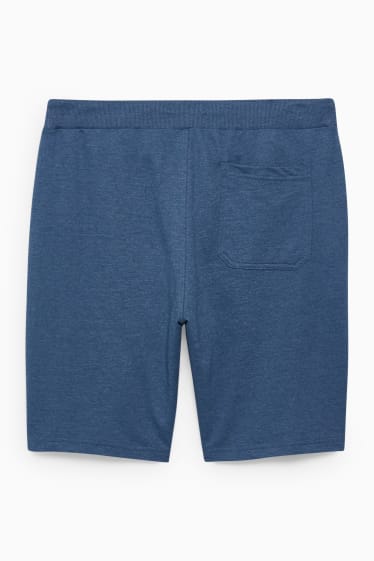 Uomo - Shorts di felpa - blu