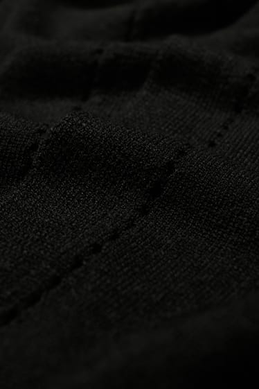 Damen - Strickjacke - schwarz