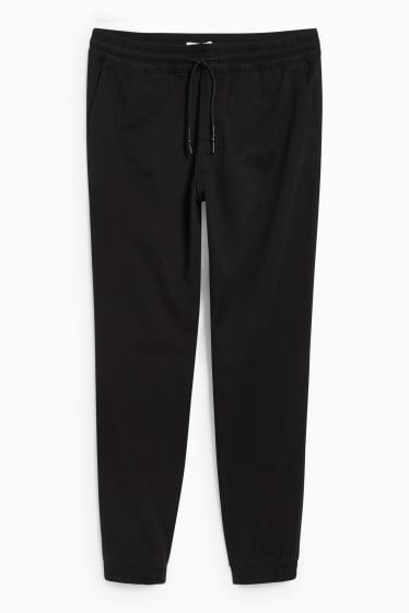 Uomo - CLOCKHOUSE - pantaloni - tapered fit - nero