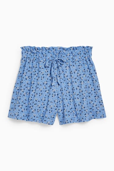 Teens & young adults - CLOCKHOUSE - shorts - floral - light blue
