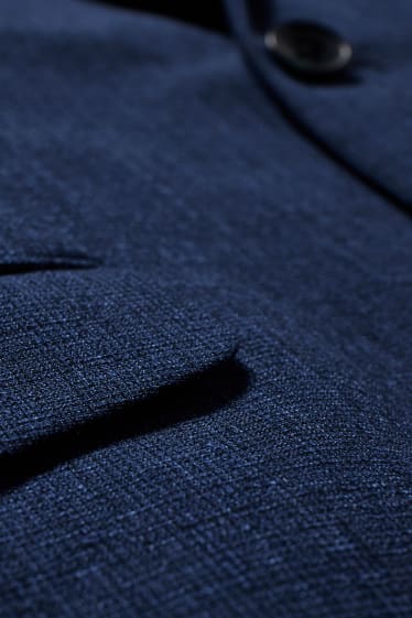 Hommes - Veste de costume - coupe slim - Flex - LYCRA® - bleu foncé