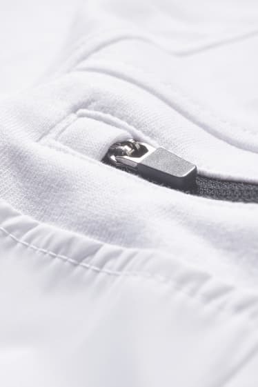 Men - CLOCKHOUSE - sweat bermuda shorts - white