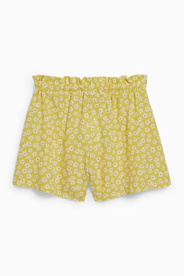 Mujer - CLOCKHOUSE - shorts - de flores - amarillo