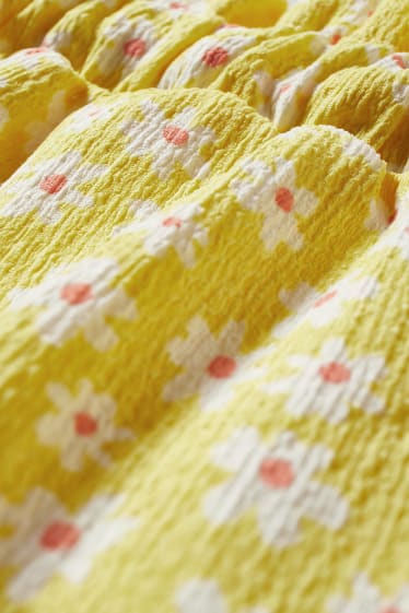 Women - CLOCKHOUSE - shorts - floral - yellow