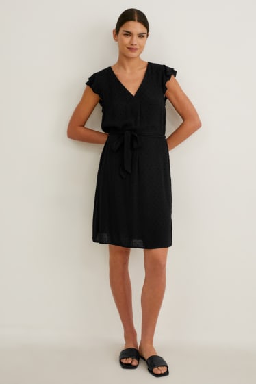 Women - Shift dress - black