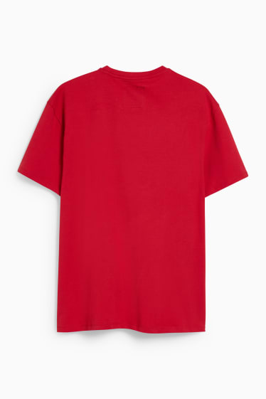 Mężczyźni - CLOCKHOUSE - T-shirt - czerwony