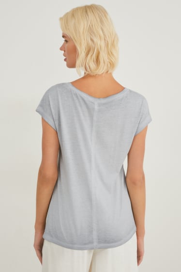 Donna - T-shirt - grigio chiaro melange