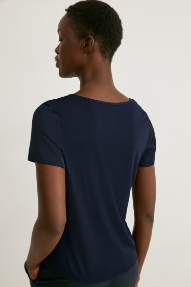 Kobiety - T-shirt - ciemnoniebieski