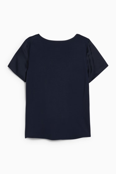 Femmes - T-shirt - bleu foncé