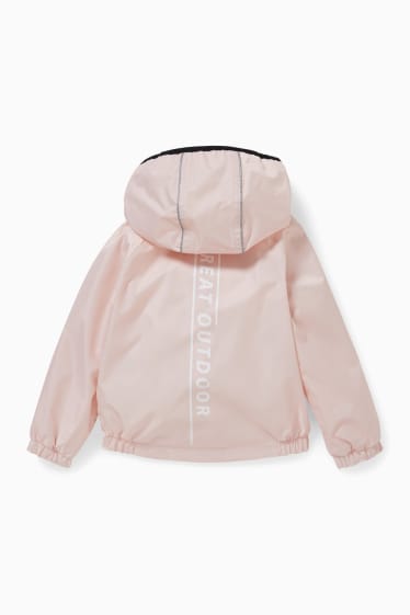 Kinderen: meisjes - Regenjas met capuchon - roze