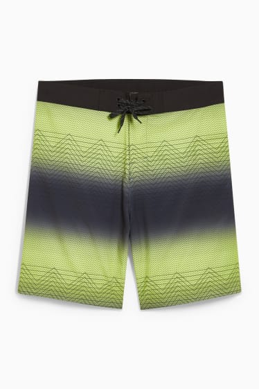 Hommes - Short de bain - jaune fluo