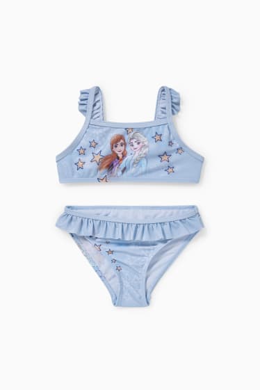Bambini - Frozen - bikini - LYCRA® XTRA LIFE™ - 2 pezzi - azzurro