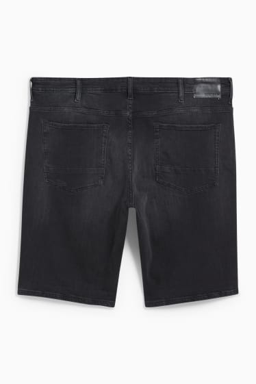 Hommes - CLOCKHOUSE - bermudas en jean - LYCRA® - noir