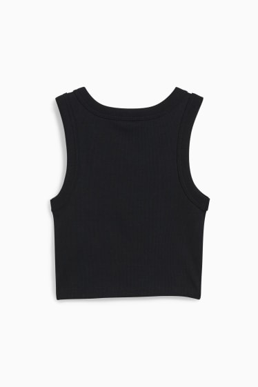 Dona - CLOCKHOUSE - top crop - negre