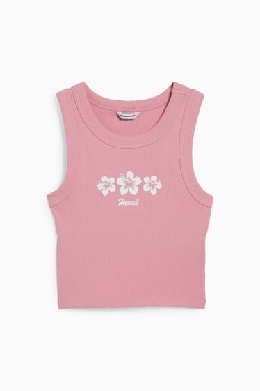 Damen - CLOCKHOUSE - Crop Top - rosa