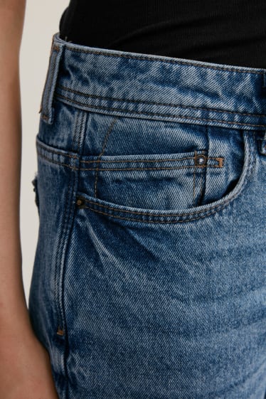 Dámské - Boyfriend jeans - low waist - džíny - modré